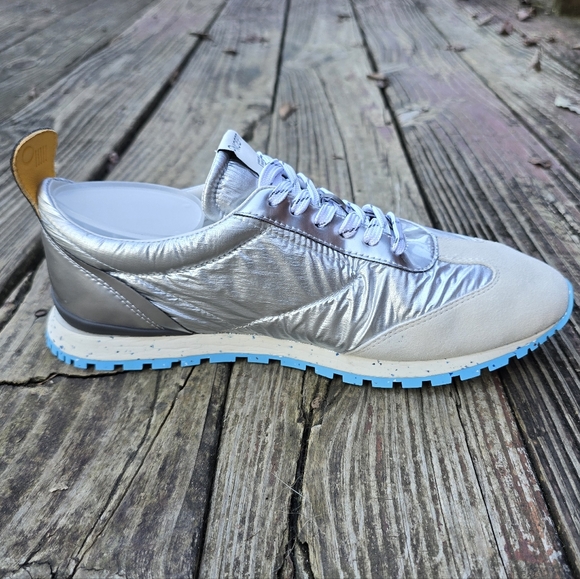 Oncept Tokyo Sneaker, Silver Flash-White, Silver, Gray, Blue, Orange, Womens 8.5 - Picture 8 of 14